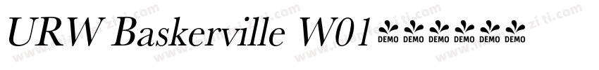 URW Baskerville W01字体转换